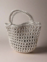 Load image into Gallery viewer, Crochet Net Summer Bag with Handles - Lightweight Travel Bag I CKKoetter Accessories