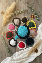 Load image into Gallery viewer, colourful crochet lebanese ibriq crochet cover