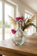 Load image into Gallery viewer, Pink and gray Lebanese Ibriq crochet cover
