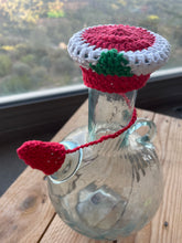 Load image into Gallery viewer, Crochet Lebanese Flag Water Jug Crochet Cover