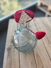 Load image into Gallery viewer, Red Christmas ibriq crochet cover