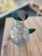 Load image into Gallery viewer, Green Christmas ibriq crochet cover