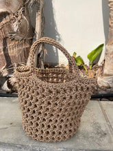 Load image into Gallery viewer, Crochet Net Summer Bag with Handles - Lightweight Travel Bag I CKKoetter Accessories
