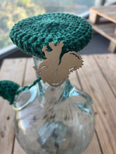 Load image into Gallery viewer, Squirrel green cotton crochet ibriq cover