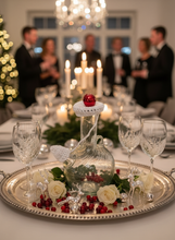 Load image into Gallery viewer, Christmas Entertaining White Crochet