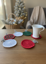 Load image into Gallery viewer, Christmas Ornament Coasters Lifestyle 3 - Unchanged Product