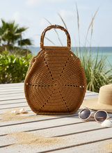 Load image into Gallery viewer, Hexagon mustard bag lifestyle background