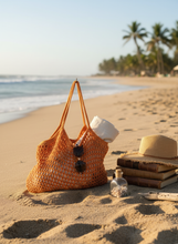Load image into Gallery viewer, Orange & Yellow Bag Lifestyle