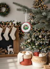 Load image into Gallery viewer, White Crochet Christmas Tree Ornament Lifestyle