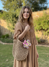 Load image into Gallery viewer, Woman with Bag and Butterfly Charm