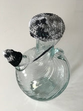 Load image into Gallery viewer, Water jug crochet lid black white gray