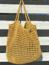 Load image into Gallery viewer, Cotton Crochet Net Summer Bag - Lightweight Beach Tote | CKKoetter Accessories