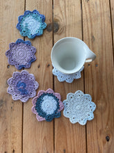 Load image into Gallery viewer, Flower Cotton Crochet Coasters - Handmade Cup Coasters | CKKoetter Accessories

