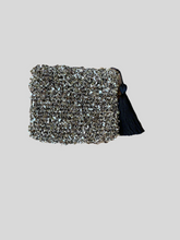 Load image into Gallery viewer, Raffia Crochet Pouches with Black Tassel - CKKoetter Accessories
