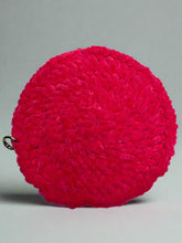 Load image into Gallery viewer, Hot Pink Velvet Crochet Glasses Cover 
