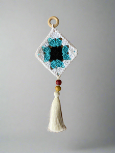 Handmade Crochet Granny Squares Wall Hanging | CKKoetter Accessories
