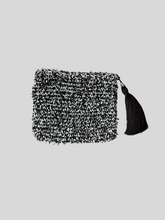 Load image into Gallery viewer, Raffia Crochet Pouches with Black Tassel - CKKoetter Accessories
