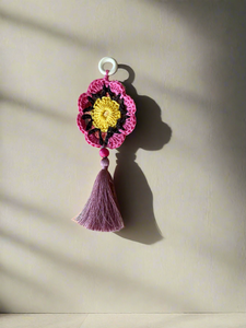 Handmade Crochet Flower Wall Hanging - CKKoetter Accessories