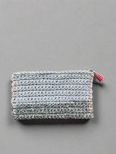 Load image into Gallery viewer, Cotton Gray Blue Wallet Tassel | CKKoetter Accessories

