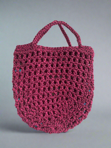 Crochet Net Summer Bag with Handles - Lightweight Travel Bag  I CKKoetter Accessories