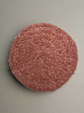 Load image into Gallery viewer, Round Rosewood Velvet Crochet Glasses Cover 
