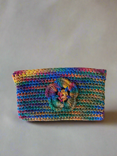 Load image into Gallery viewer, Colorful Crochet Pouches with a Zipper and Flower | CKKOETTER Accessories
