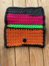 Load image into Gallery viewer, Multicolored Crochet Clutch
