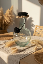 Load image into Gallery viewer, Water Jug or Lebanese Ibriq with a Black and Beige crochet cover 
