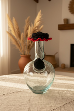 Load image into Gallery viewer, black and red Lebanese Ibriq crochet cover
