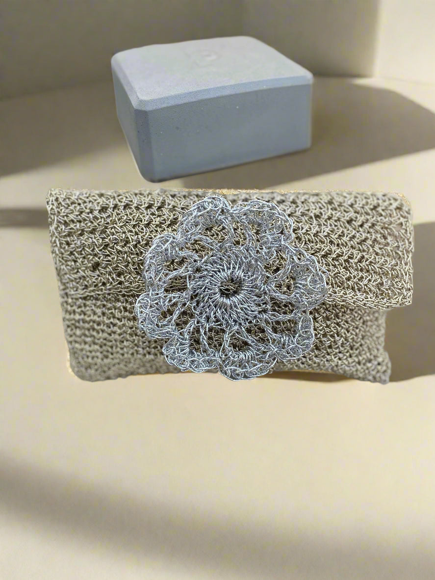 Gold and Silver handbag