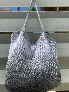 Cotton Crochet Net Summer Bag - Lightweight Beach Tote | CKKoetter Accessories