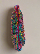Load image into Gallery viewer, colourful knitted winter clutch
