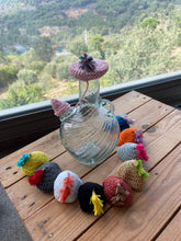 Load image into Gallery viewer, Water jug with a cotton cover and a flower tassel
