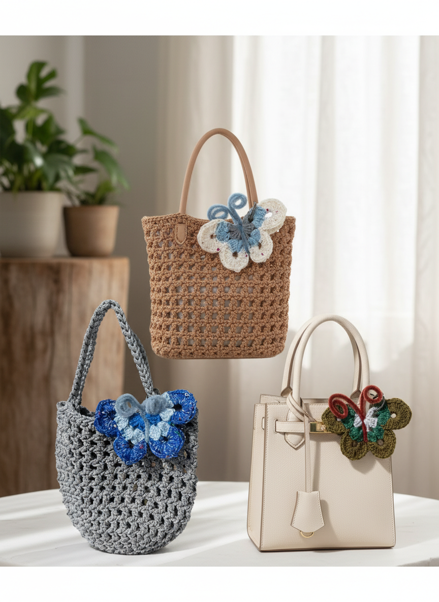 Crochet Bag Charms Banner