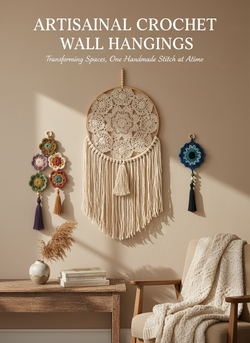 Crochet Wall Hangings Banner