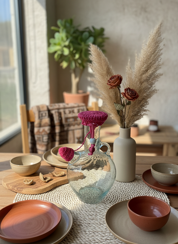 Lebanese Crochet Ibriq Cover Lifestyle Background