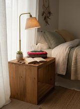 Load image into Gallery viewer, Multicolor tissue box cover on bedside table
