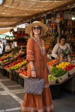 Load image into Gallery viewer, Oceana Raffia Crochet Bag – Market Lifestyle
