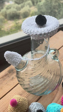 Load and play video in Gallery viewer, CKKoetter Accessories Crochet Lebanese Ibriq Cover with Pompons 
