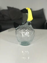 Load image into Gallery viewer, Black Tarboosh with a yellow tassel crochet ibriq cover
