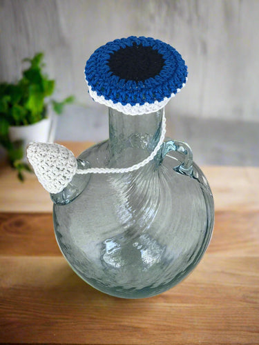 Evil Eye Lebanese Ibriq crochet cover