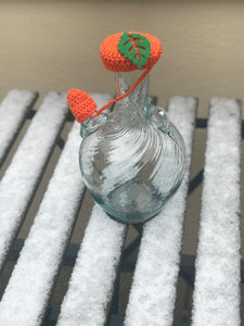 Lebanese “Ibriq” or Water Jug Crochet Cover with a Green Leaf | CKKoetter Accessories