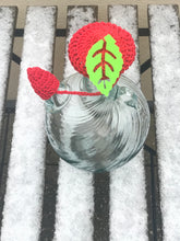 Load image into Gallery viewer, Lebanese “Ibriq” or Water Jug Crochet Cover with a Green Leaf | CKKoetter Accessories
