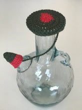 Load image into Gallery viewer, Handmade Crochet Ibriq cover red and green 
